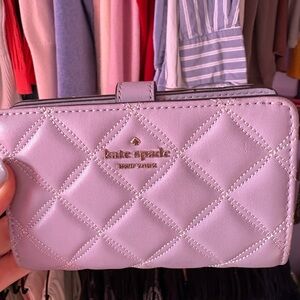 Kate Spade Lilac Quilted Wallet